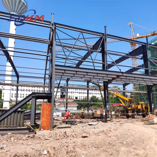 Prefabricated Light Steel Frame Metal Structure for Commercial Office Buildings/Industrial Prefab Warehouse/Workshop/Factory/Shed Building