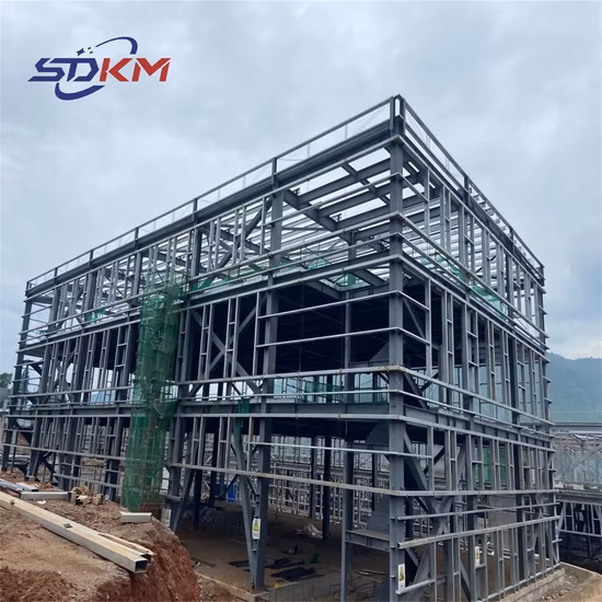 Prefabricated Light Steel Frame Metal Structure for Commercial Office Buildings/Industrial Prefab Warehouse/Workshop/Factory/Shed Building