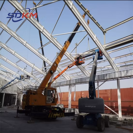 Prefabricated Light Steel Frame Metal Structure for Commercial Office Buildings/Industrial Prefab Warehouse/Workshop/Factory/Shed Building