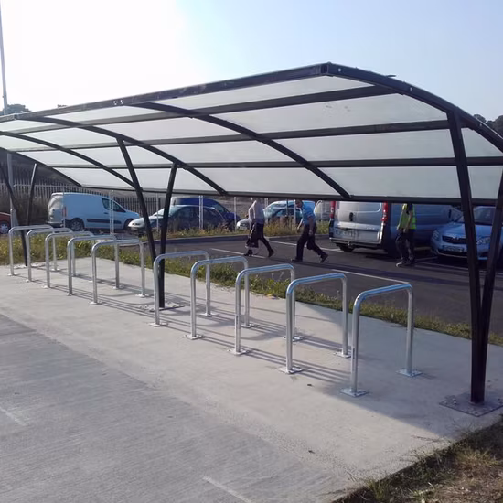 Outside Metal Storm Shelter Steel Bicycle Garage Garden Storage Shed